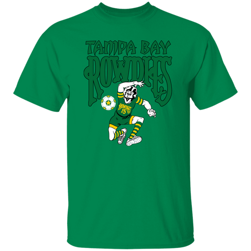 Tampa Bay Rowdies T-shirt Classic NASL Soccer color Turf Green