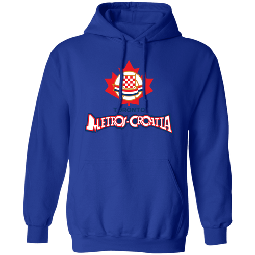 Toronto Metros-Croatia Hoodie Pullover Classic NASL Soccer color Royal Blue