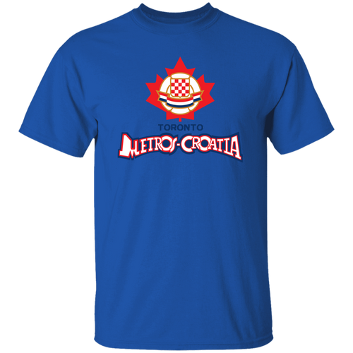 Toronto Metros-Croatia T-shirt Classic NASL Soccer color Royal Blue