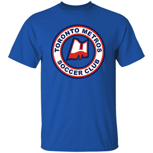 Toronto Metros T-shirt Classic NASL Soccer color Royal Blue