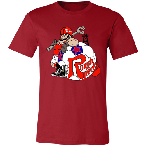 Tulsa Roughnecks T-shirt Premium NASL Soccer color Red