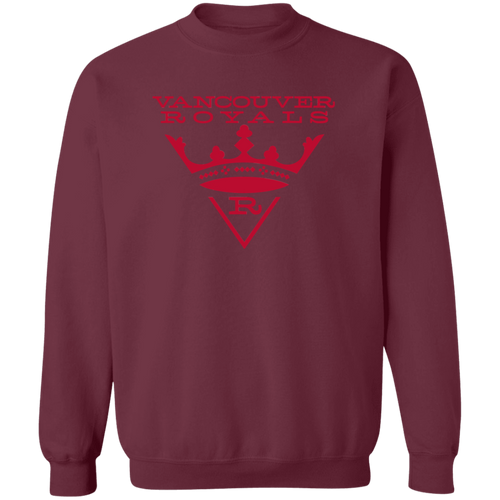 Vancouver Royals Sweatshirt Classic Crewneck NASL Soccer color Maroon