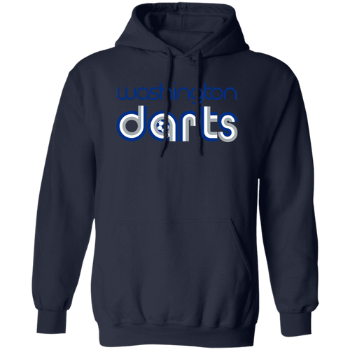 Washington Darts Hoodie Pullover Classic NASL Soccer color Navy Blue