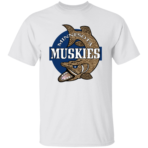 Minnesota Muskies T-shirt Classic ABA Basketball color White