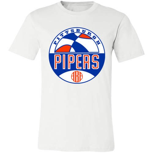 Pittsburgh Pipers T-shirt Premium ABA Basketball color White