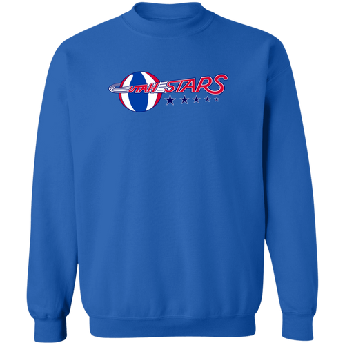Utah Stars Sweatshirt Classic Crewneck ABA Basketball color Royal Blue