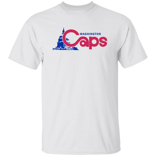 Washington Caps T-shirt Classic ABA Basketball color White