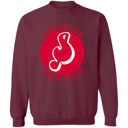 Memphis Sounds Sweatshirt Classic Crewneck ABA Basketball color Maroon
