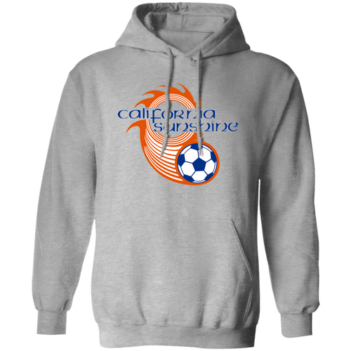 California Sunshine Hoodie Pullover Classic ASL Soccer color Sport Grey