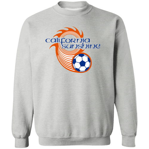 California Sunshine Sweatshirt Classic Crewneck ASL Soccer color Sport Grey