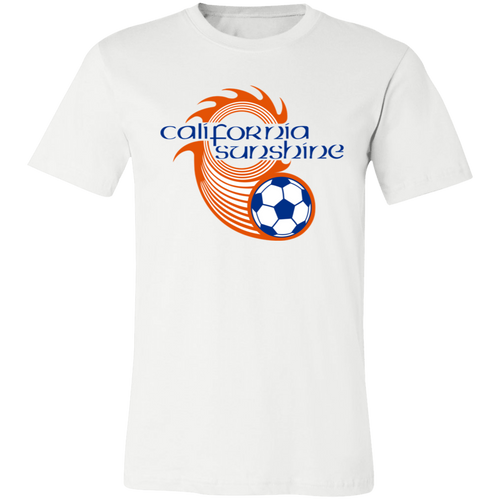 California Sunshine T-shirt Premium ASL Soccer color White