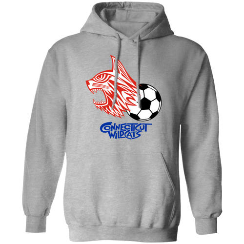 Connecticut Wildcats Hoodie Pullover Classic ASL Soccer color Sport Grey