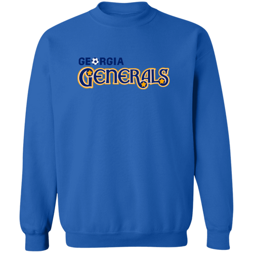 Georgia Generals Sweatshirt Classic Crewneck ASL Soccer color Royal Blue