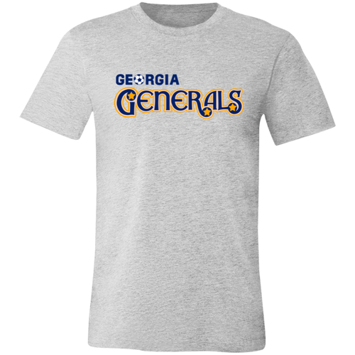 Georgia Generals T-shirt Premium ASL Soccer color Athletic Heather White