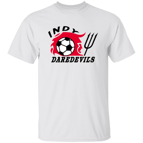 Indianapolis Daredevils T-shirt Classic ASL Soccer color White