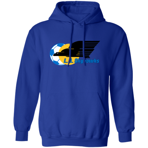 Los Angeles Skyhawks Hoodie Pullover Classic ASL Soccer color Royal Blue