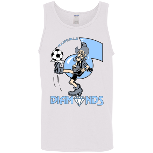 Nashville Diamonds Tank Top Classic ASL Soccer color White