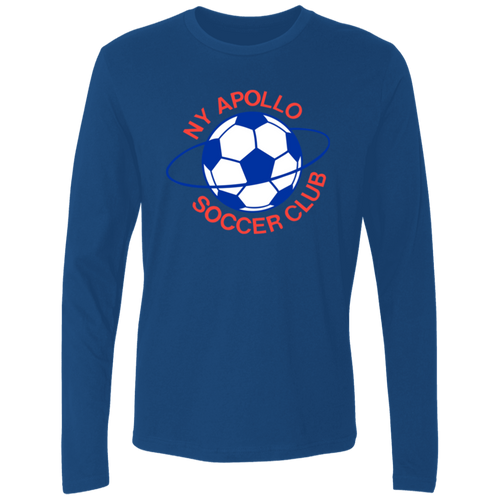 New York Apollo Long Sleeve Shirt Legend ASL Soccer color Royal Blue