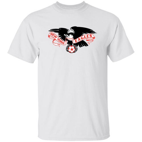 New York Eagles ASL T-shirt American Soccer League Team Tee color White