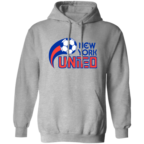New York United Hoodie Pullover Classic ASL Soccer color Sport Grey