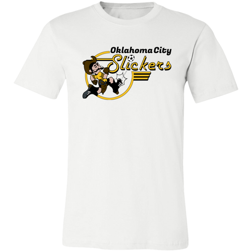 Oklahoma City Slickers T-shirt ASL Premium American Soccer League Team Tee color White