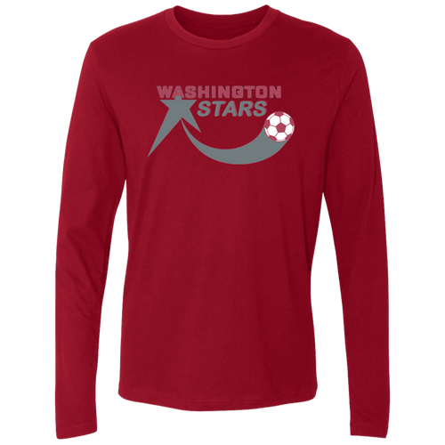 Washington Stars Long Sleeve Shirt Legend ASL Soccer color Cardinal Red
