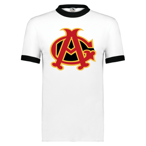 Chicago American Giants T-shirt Ringer Negro League Baseball color White/Black