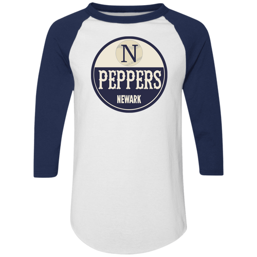 Newark Eagles Raglan Shirt Negro League Baseball color White/Navy