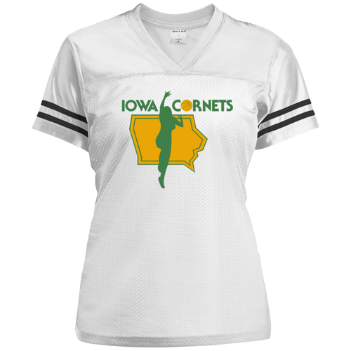 Iowa Cornets WBL Basketball Womens Replica Jersey color White/Black