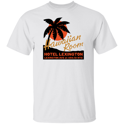 Hawaiian Room Club T-shirt New York City Nightlife Fashion Apparel color White