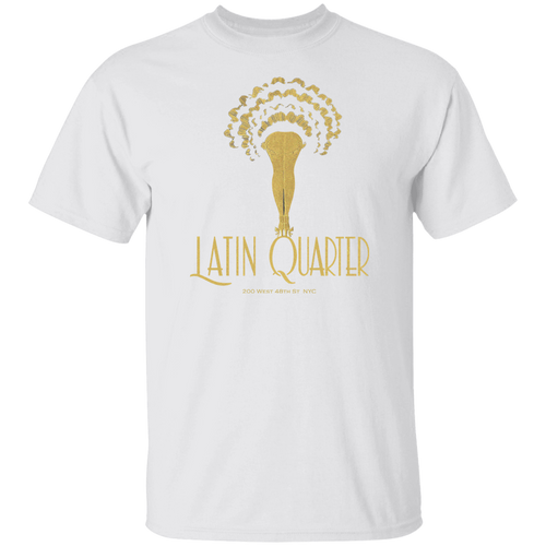 Latin Quarter Nightclub T-shirt New York City Nightlife Fashion Apparel color White