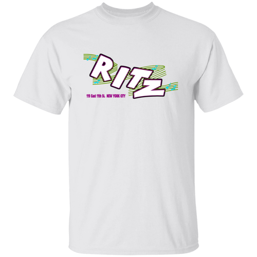 Ritz Nightclub T-shirt New York City Nightlife Fashion Apparel color White