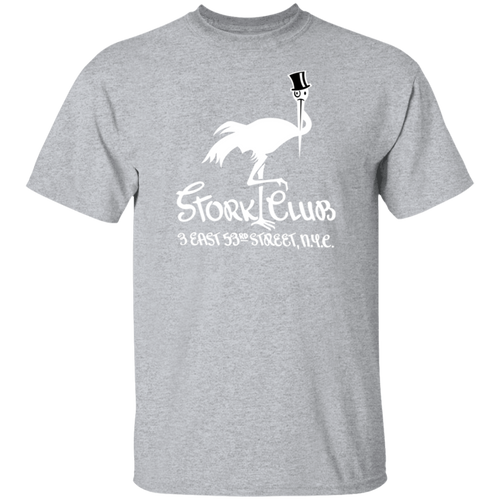 Stork Club T-shirt New York City Nightlife Fashion Apparel color White