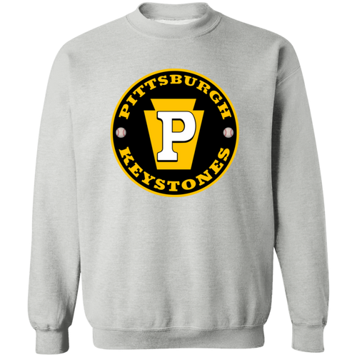 Pittsburgh Keystones Sweatshirt Crewneck Pullover Negro League Baseball color Sport Gray