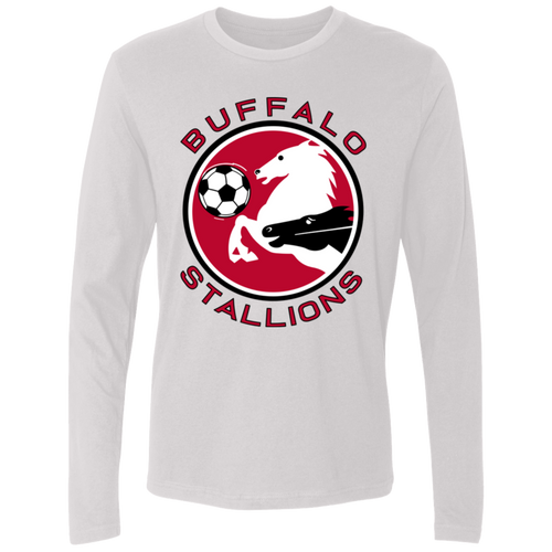 Buffalo Stallions Long Sleeve Shirt MISL Soccer color White