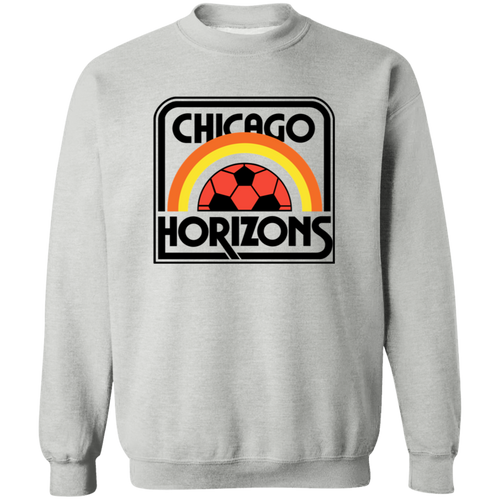 Chicago Horizons Sweatshirt Crewneck Pullover MISL Soccer color Sport Grey