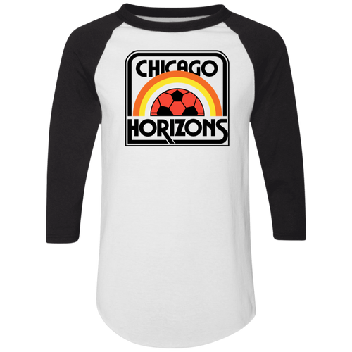 Chicago Horizons Raglan Shirt Colorblock MISL Soccer color White/Black