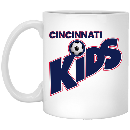 Cincinnati Kids Mug 11oz White Glossy Ceramic MISL Soccer color White