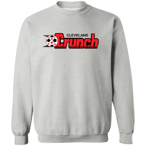 Cleveland Crunch Sweatshirt Crewneck Pullover MISL Soccer color Sport Grey