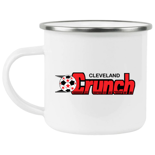 Cleveland Crunch Camping Mug 12oz Enamel MISL Soccer