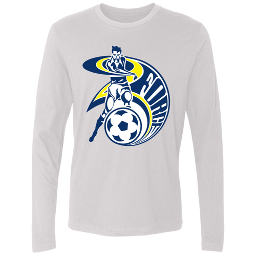 Cleveland Force Long Sleeve Shirt MISL Soccer color White