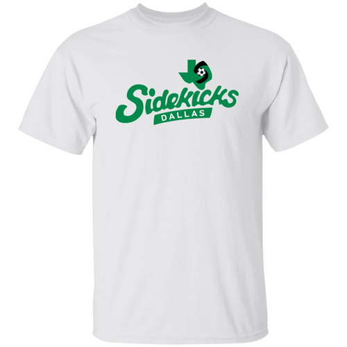 Dallas Sidekicks MISL T-shirt Major Indoor Soccer League Team Tee color White