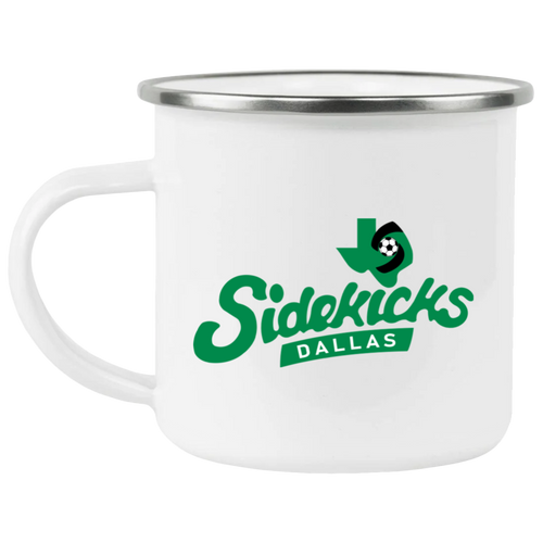 Dallas Sidekicks Camping Mug 12oz Enamel MISL Soccer