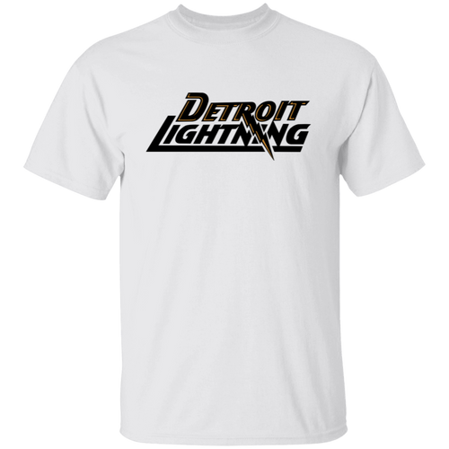 Detroit Lightning MISL T-shirt Major Indoor Soccer League Team Tee color White