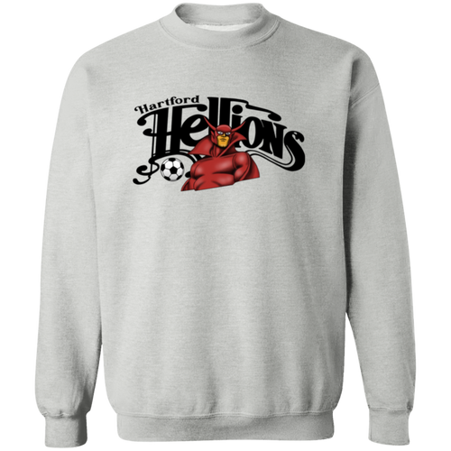 Hartford Hellions Sweatshirt Crewneck Pullover MISL Soccer color Sport Grey