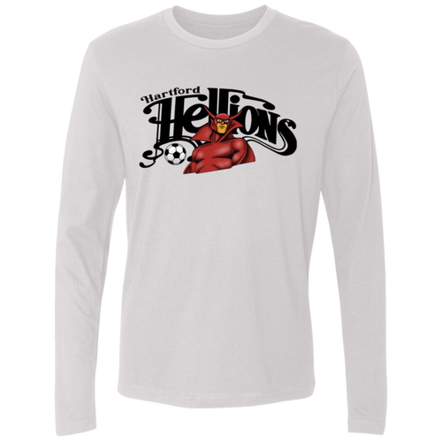 Hartford Hellions Long Sleeve Shirt MISL Soccer color White