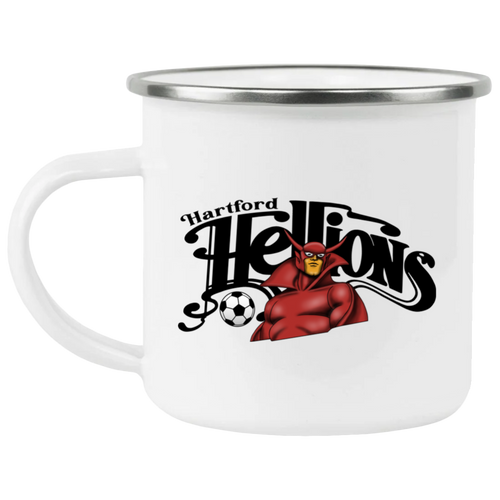 Hartford Hellions Camping Mug 12oz Enamel MISL Soccer