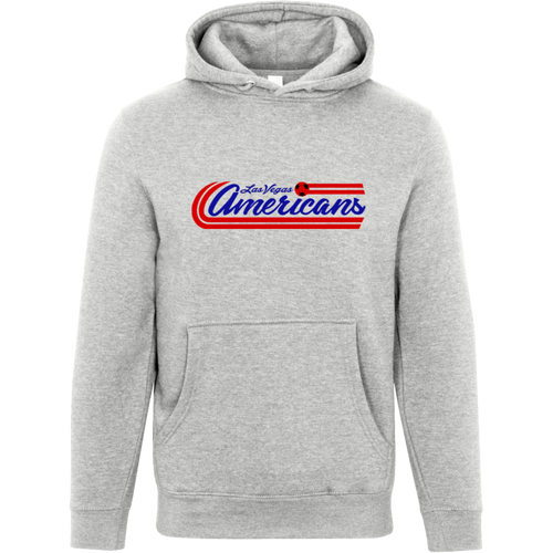 Las Vegas Americans Hoodie Pullover Premium MISL Soccer color Heather Grey
