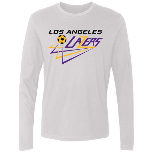 Los Angeles Lazers Long Sleeve Shirt MISL Soccer color White