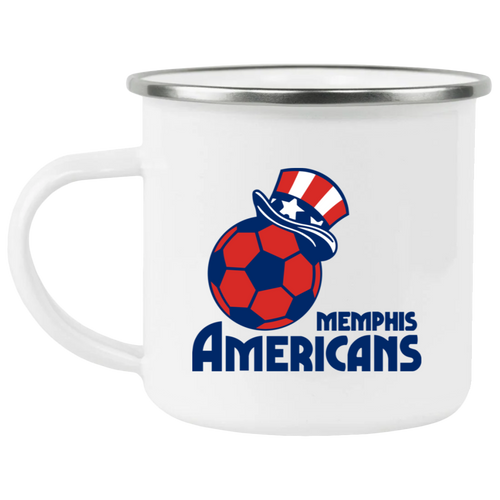 Memphis Americans Camping Mug 12oz Enamel MISL Soccer